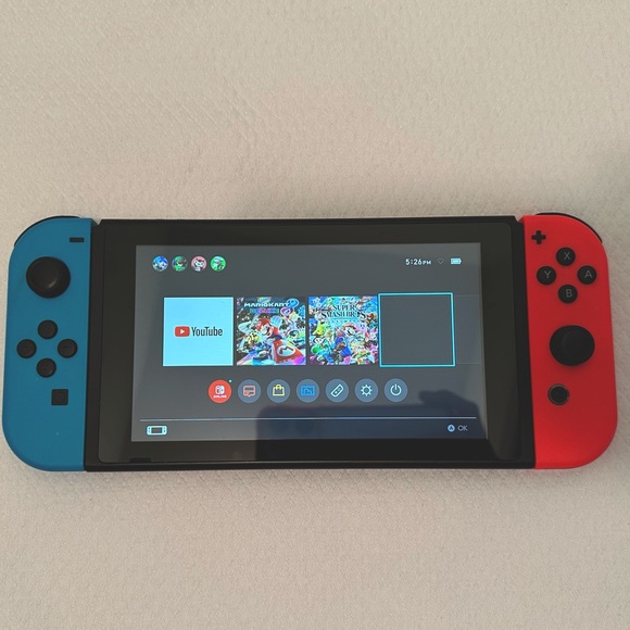 Nintendo Switch with Neon Blue and Neon Red Joy‑Con! Like NEW - Picture 11 of 12